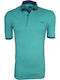 Polo Short Sleeve Blouse Turquoise