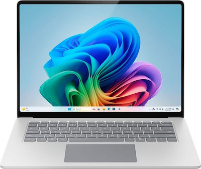 Microsoft Surface Laptop Copilot+PC 15" Touchscreen 120Hz (Snapdragon-X Elite/16GB/256GB SSD/W11 Home) Platinum (US Keyboard)