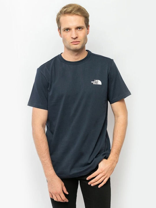 The North Face Simple Dome T-shirt Bărbătesc cu Mânecă Scurtă BLUE NAVY