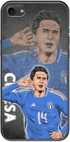 Euro 2024 Federico Chiesa Iphone Se 2020 Black Tpu Μαύρη Σιλικόνη