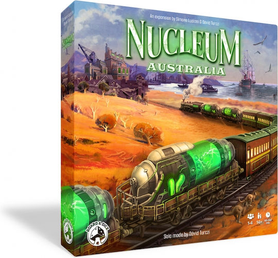 Board Game Nucleum Australia for 1-4 Players 14+ Years Old (EN) Board & Dice