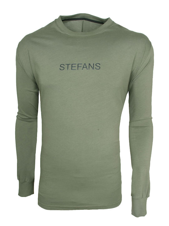 Stefansxxl Men's Long Sleeve Blouse Khaki