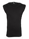 Stefansxxl Men's Sleeveless Blouse Black