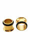 Surgical Steel Gold Flesh Tunnel Plug 12mm 1 piece