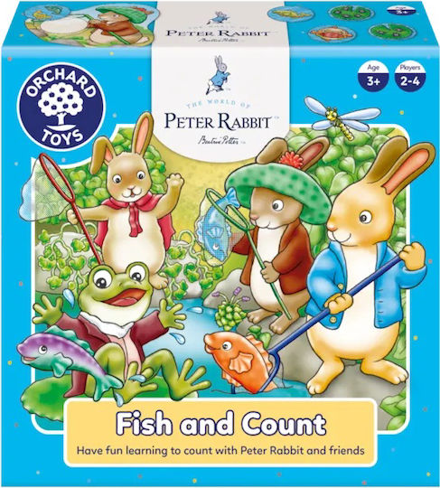 Επιτραπέζιο Παιχνίδι Fish and Count Peter Rabbit για 2-4 Παίκτες 3+ Ετών (EN) Orchard