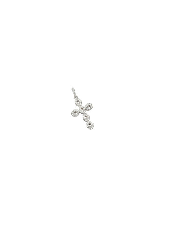 Dimiourgiko Vildiridis Women's White Gold Cross 18K