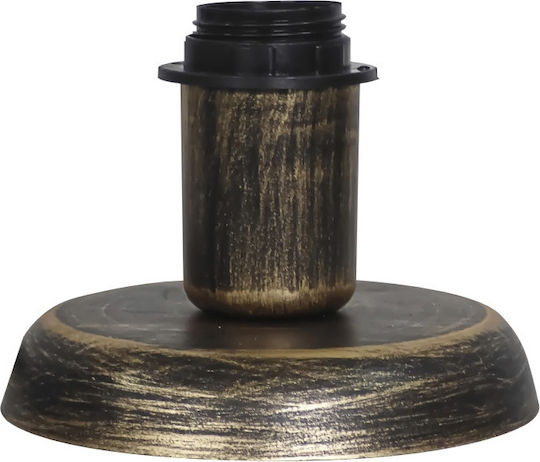 Heronia Lustră Decorativă cu Soclu pentru Bec E27 Bronz