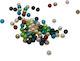 Acryl Perlen & Pailletten Bunte 500Stück 4mm