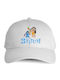 Kinderhut Jockey Stoff Stitch Family Weiß