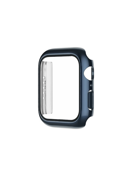 Пластмасов Калъф в Син цвят за Apple Watch Series 6/5/4/SE 44mm