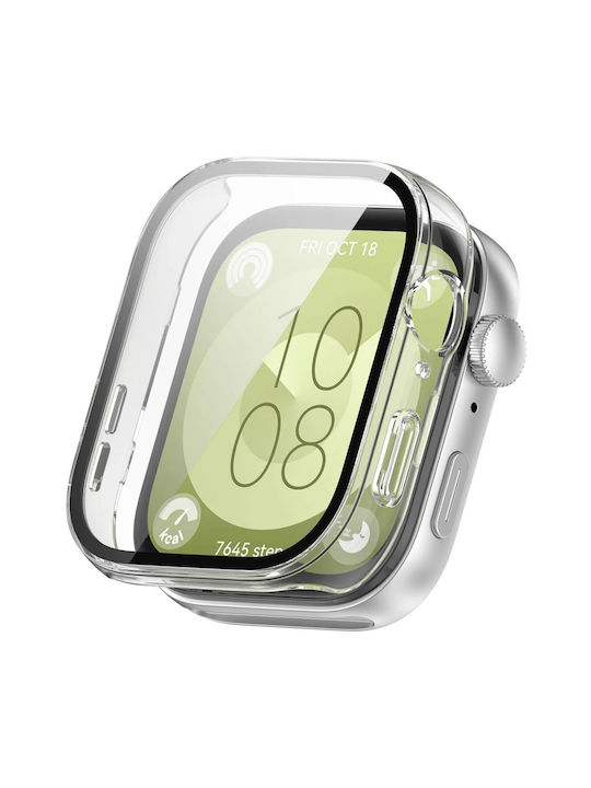 Tech-Protect Plastic Case in Transparent color for Huawei Watch Fit 3