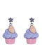 Mylovly Gioielli Детски Обеци Окачване Cupcake