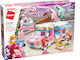 Qman Конструктори Pink Ice Cream Van за 6+ Години 388 Бройки
