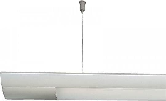 DIL XF128D Fluorescent Ceiling Light T5 Shape for G5 Base L140xD13xH5cm