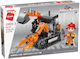 Qman Τουβλάκια Rescue Excavator για 6+ Ετών 176τμχ
