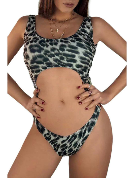 Pretty Lingerie One-Piece Swimsuit Animal Print Animal Print