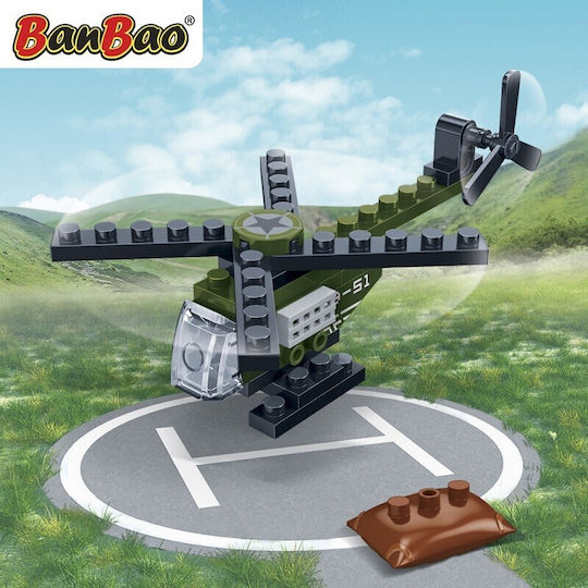 Banbao Τουβλάκια Military Helicopter για 4+ Ετών 29τμχ
