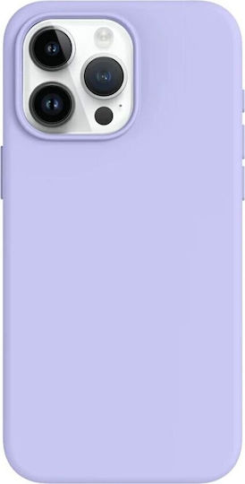XO K10B Umschlag Rückseite Silikon Purple Lila (iPhone15 Pro Max)