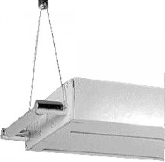DIL FL-OLY-T5 Fluorescent Ceiling Light with 2 Light Bulb Places T5 Shape for G5 Base L65xD20xH5cm