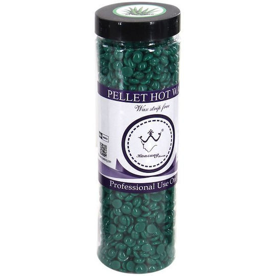 Konsung Beauty Facial & Body Hair Removal Wax in Pearls For Sensitive Skin Tea 500gr