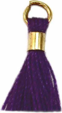 Decorative Tassel for DIY Crafts Purple 10pcs