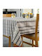 Cokitex Τραπεζομάντηλο Linia Grey 140x180εκ.