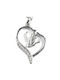 Pandantiv Jolie argint Sterling 925 Model Cai Îndrăgostiți 16 X 20 mm 1.6 G