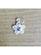 Charm Floare Din Argint Violet