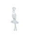 Pandantiv Jolie Argint Sterling 925 Model Delicat de Balet 25 X 8 Mm 1.7 G