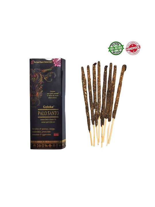 Organic Palo Santo Goloka Smudged Incense Animal Spirit