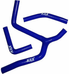 Ksx Σετ Κολάρα Νερού 3 Τεμαχίων Wm104b Kawasaki Kx 250 21-24 Kawasaki Kx 250 X 21-24 Μπλε