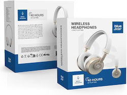 Blue Star BH02 Bluetooth / 3.5mm / USB-C with 40 hours of Operation White