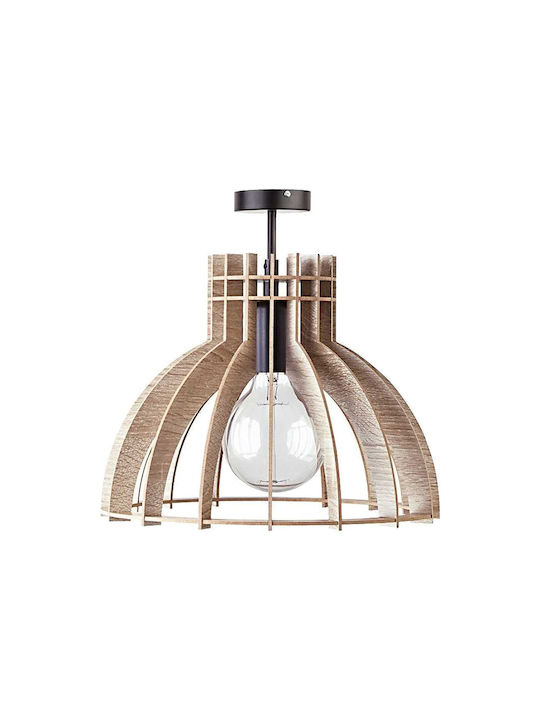 Elmark Pendant Light Black with Socket E27 30x300cm
