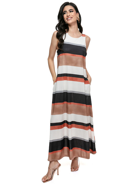 Colorful Long Striped Dress