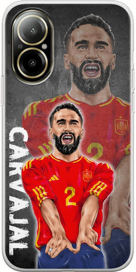 Euro 2024 Dani Carvajal Realme C67 4g Flexibles TPU Transparentes Silikon
