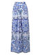 Damen Stoff Hose Blue