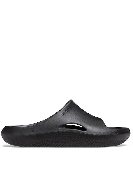 Crocs Mellow Recovery Crush Slides σε Μαύρο Χρώμα