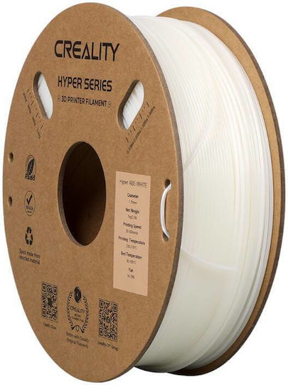 Creality3D Hyper ABS 3D Printer Filament 1.75mm White 1kg 1pcs Spool