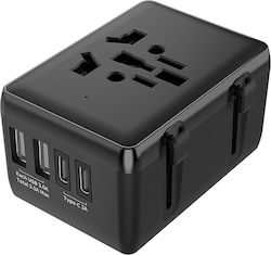 Techsuit Steckdosenadapter von Großbritannien auf Universal Techsuit Steckdosenadapter von Großbritannien auf Universal