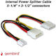 Gembird Internal Power Splitter Cable 5-1/4” + 3-1/2” Connectors