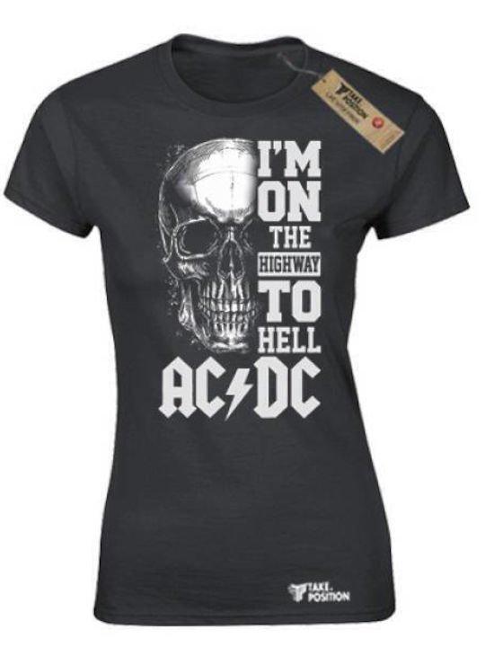 Women's Short Sleeve Cotton T-shirt Takeposition Metallica Rage Black 504-7507b-02