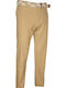 Pantaloni Chino Elastic Bej