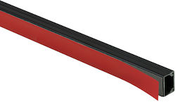 Legrand Electrical Installation Strip Tape Set Canal de Cablu din Plastic Negru Set 10buc 2m