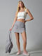 Short Skirt with Pockets ∞ Grey