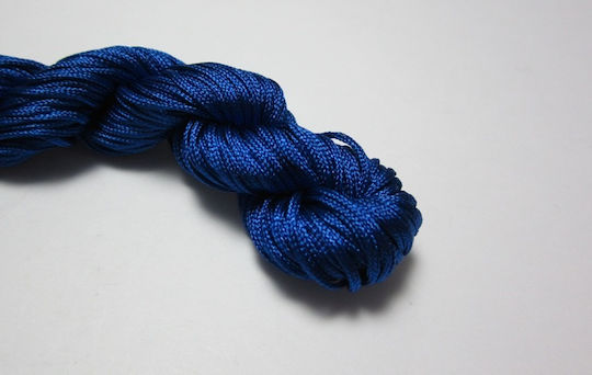 Lace Faux Leather Blue 1mm x 30m
