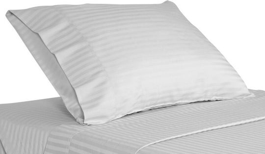 Blanc de Blanc Hotel Duvet Cover Stripe Cotton Sateen Striped 170x250cm