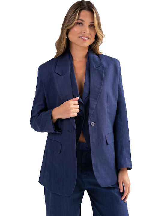 Mind Matter Philippa Damen Blazer Blau