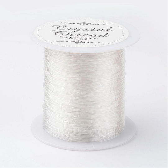 Șiret Elastic Alb Lungime 100m