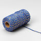Schnürsenkel Baumwoll Blau 1.5mm x 100m