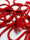 Schnürsenkel Baumwoll Rot 3mm x 60m